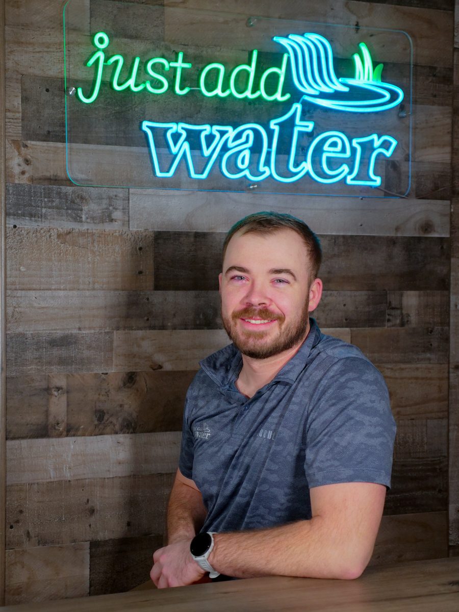 Clay Perry, Service Manager of Just Add Water